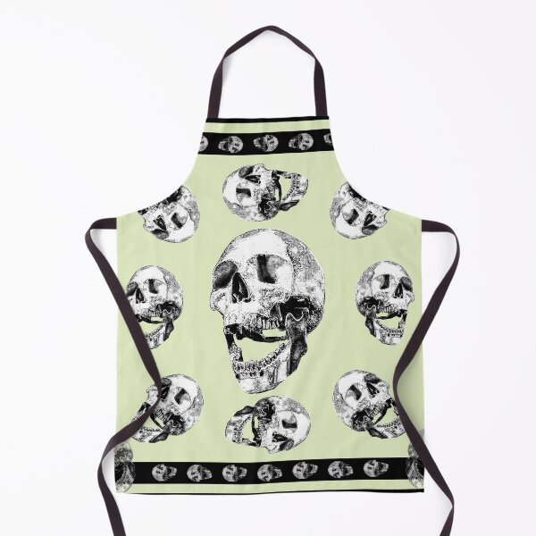 Item preview, Skull calming mint green and black_7d designed and sold by SueKnox.
