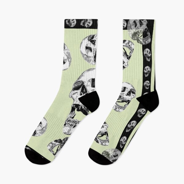 Item preview, Skull calming mint green and black_7d designed and sold by SueKnox.