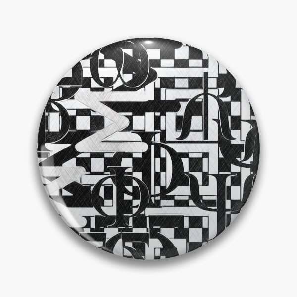 Item preview, Black and white letters abstract designed and sold by BJG1966.