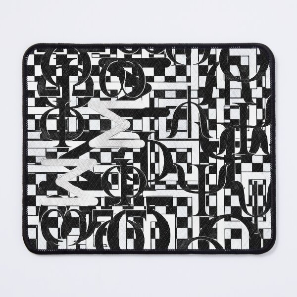 Item preview, Black and white letters abstract designed and sold by BJG1966.