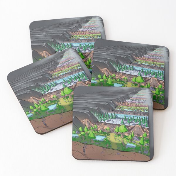Item preview, Piano with different biomes  designed and sold by Jesse Martin.