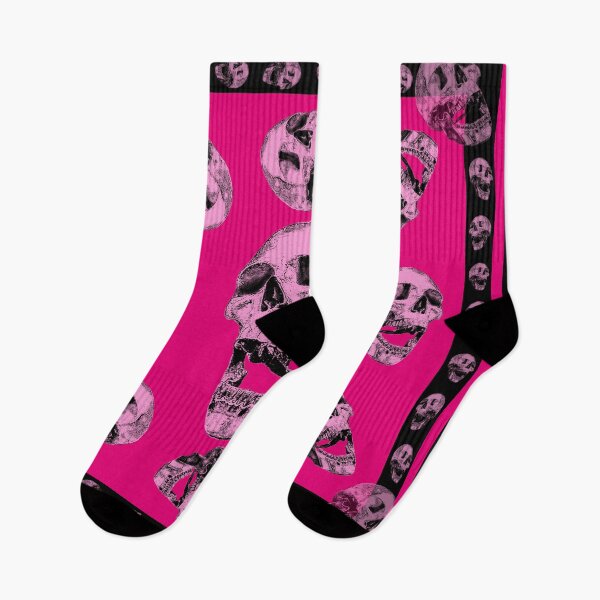 Item preview, Skull hot pink and black_7b designed and sold by SueKnox.