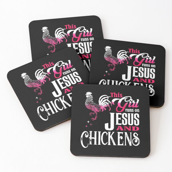 Item preview, Runs On Jesus And Chicken designed and sold by Ornv.