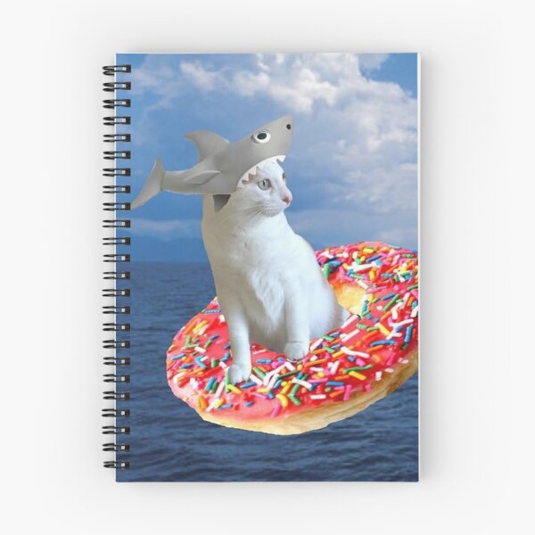 Item preview, donut shark cat designed and sold by taco-elgato.
