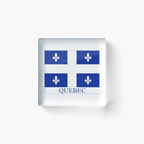 Item preview, Flag of Quebec with name - Quebec designed and sold by No.1 Canada Designs.