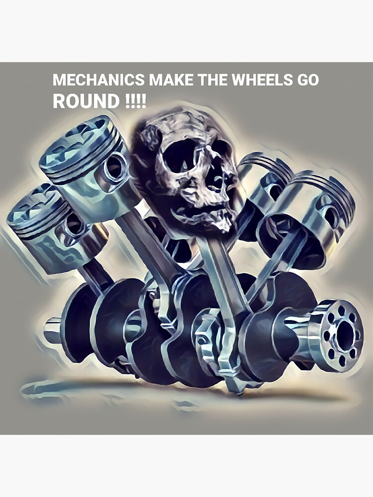 "Mechanic Appreciation Day" Sticker for Sale by Tifsart Redbubble