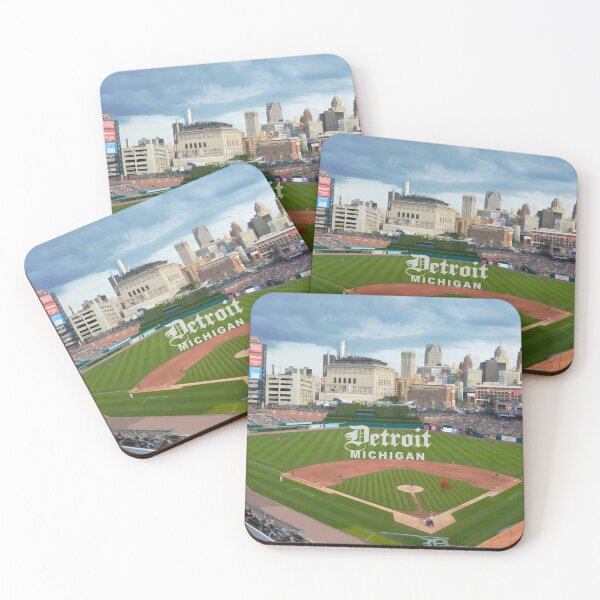 Item preview, Detroit, Michigan - Detroit Skyline from Ballpark designed and sold by leemcnut.