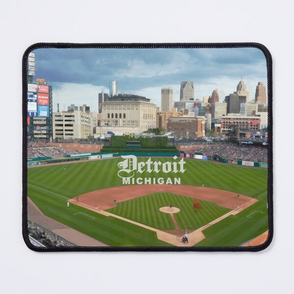 Item preview, Detroit, Michigan - Detroit Skyline from Ballpark designed and sold by leemcnut.