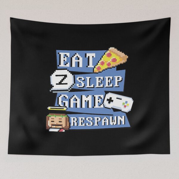 Item preview, Eat Sleep Game Respawn Gamers Routine Gamer Gifts Players design designed and sold by Merchking1.