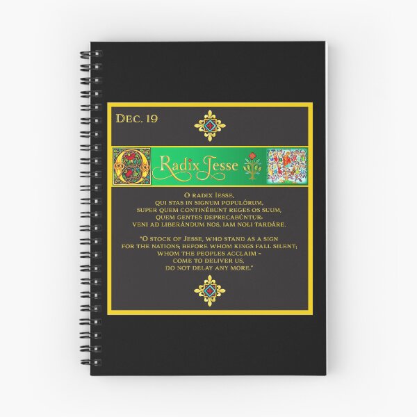 Item preview, O Radix Jesse (Root of Jesse) Advent Antiphon Illuminated  designed and sold by JamesKentRidley.