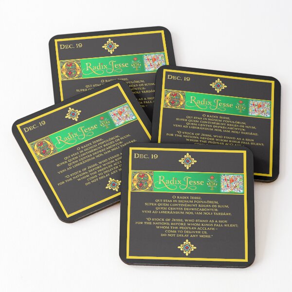 Item preview, O Radix Jesse (Root of Jesse) Advent Antiphon Illuminated  designed and sold by JamesKentRidley.