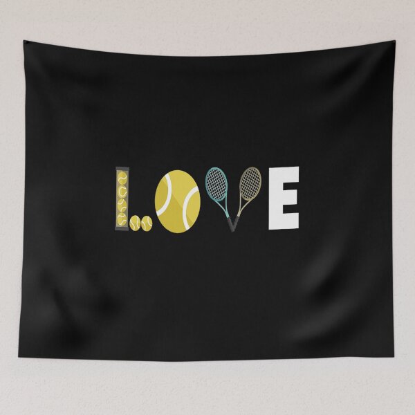 Item preview, tennis love racket ball designed and sold by Arjunraveen.