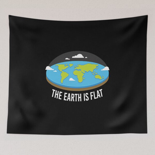 Item preview, the earth is flat earthers designed and sold by Arjunraveen.