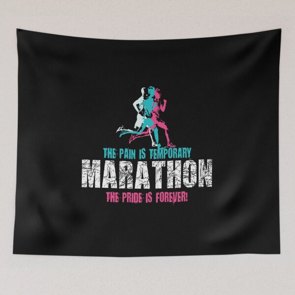 Item preview, the pain is temporary marathon runner designed and sold by Arjunraveen.