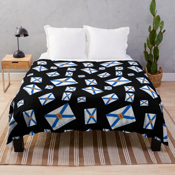 Item preview, Flag of Nova Scotia with name - Nova Scotia designed and sold by No.1 Canada Designs.