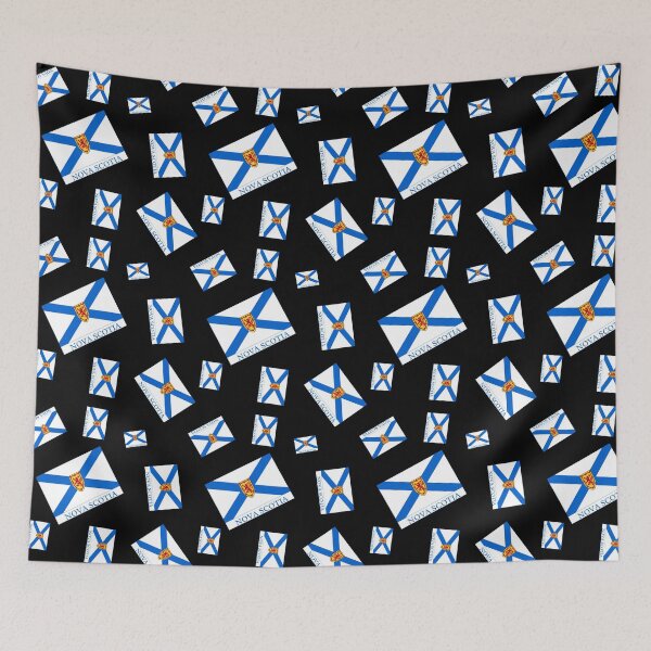 Item preview, Flag of Nova Scotia with name - Nova Scotia designed and sold by No.1 Canada Designs.