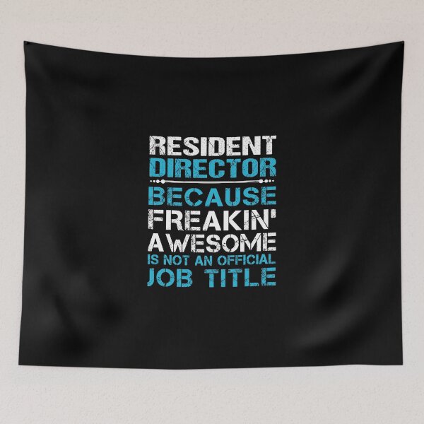 Artikelvorschau, Resident Director T-Shirt - Freaking Awesome Job Gift Item Tee entworfen und verkauft von oetate4774.