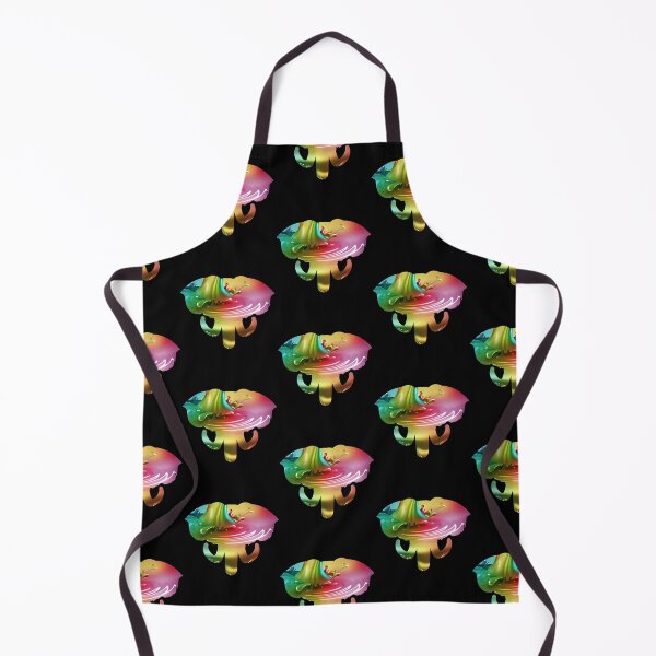 Item preview, Colourful Rainbow Elephant Head Silhouette | Multicolored Rainbow Elephant Silhouette Ornate Black designed and sold by Rainbows Rock.