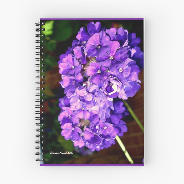 Item preview, Cluster of Purple Flowers designed and sold by Charmiene Maxwell-Batten.