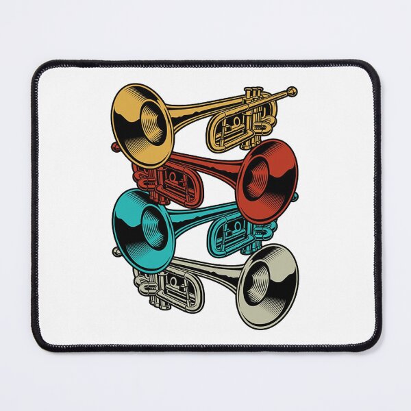 Item preview, trumpet retro instrument band musicians designed and sold by Arjunraveen.
