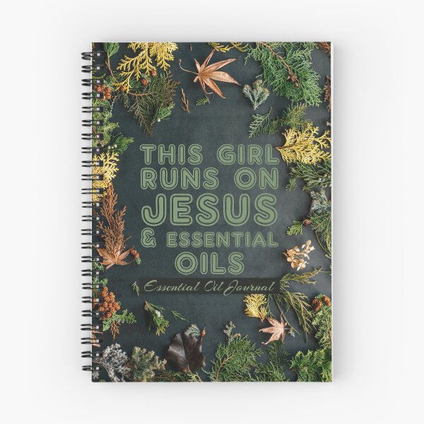 Item preview, This Girl Runs on Jesus & Essential Oils: Funny Christian Aromatherapy designed and sold by Merchking1.