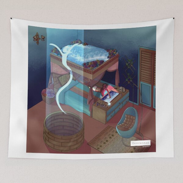 Item preview, Magical well in bedroom designed and sold by croscreates.