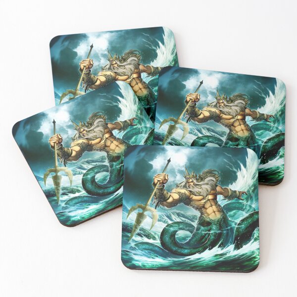 Item preview, Poseidon-God-Of-The-Sea-Drawing designed and sold by latashabrown.