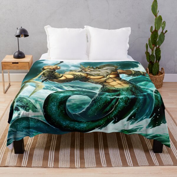 Item preview, Poseidon-God-Of-The-Sea-Drawing designed and sold by latashabrown.