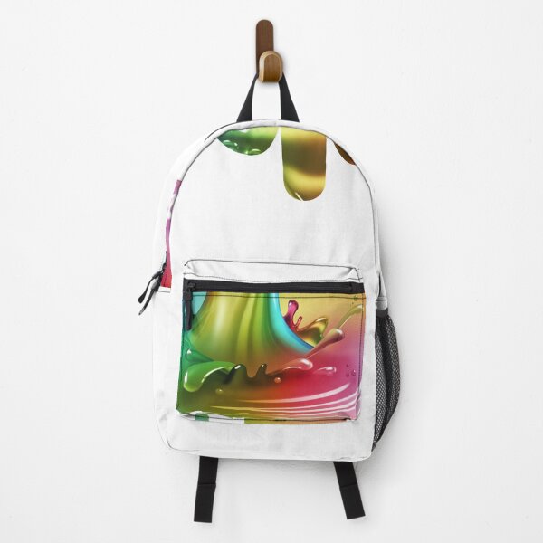 Item preview, Colourful Rainbow Elephant Head Silhouette | Multicolored Rainbow Elephant Silhouette Ornate White designed and sold by Rainbows Rock.