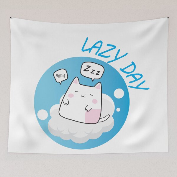 Item preview, Funny Day Lazy Day designed and sold by Muzmeu.