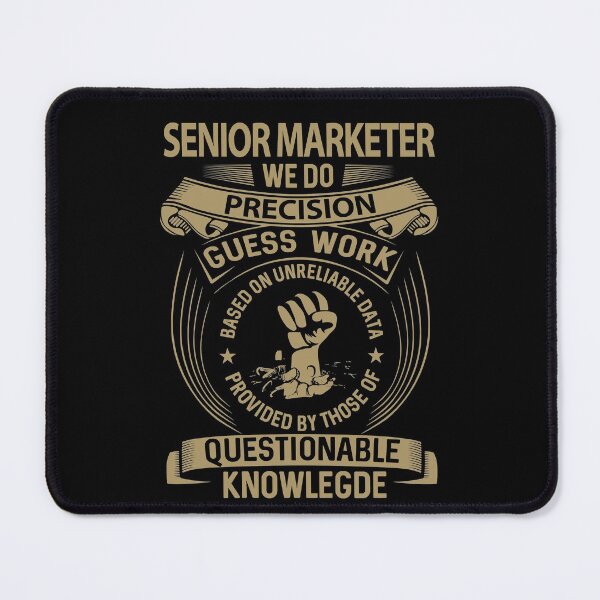 Item preview, Senior Marketer T Shirt - We Do Precision Job Gift Item Tee designed and sold by natalinedk.