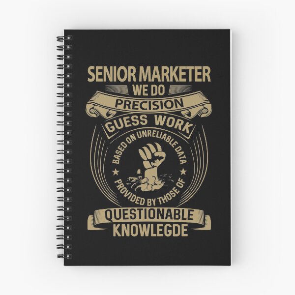 Item preview, Senior Marketer T Shirt - We Do Precision Job Gift Item Tee designed and sold by natalinedk.