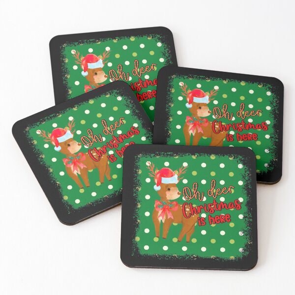 Item preview, Oh deer Christmas is here- Funny Christmas  designed and sold by Designs Of all kinds.
