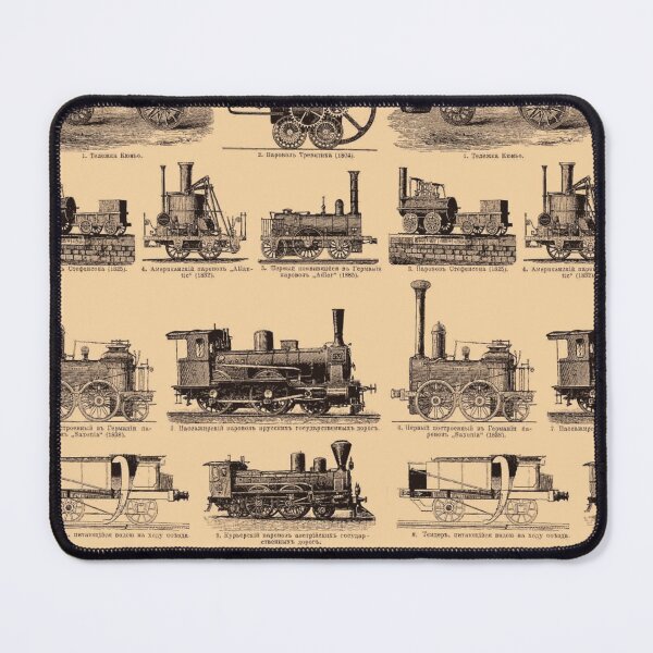 Item preview, Vintage retro steam old trains poster backpack designed and sold by Nishad4.