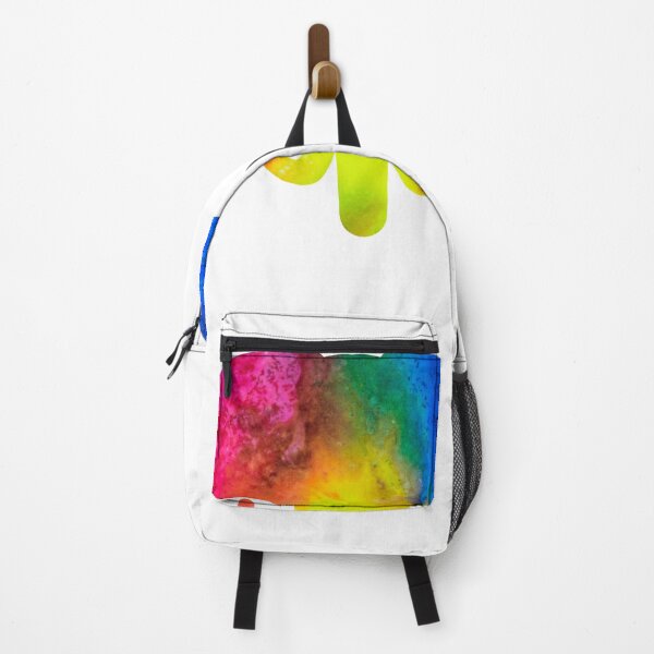 Item preview, Colourful Rainbow Elephant Head Silhouette | Multicolored Rainbow Elephant Silhouette Ornate White designed and sold by Rainbows Rock.