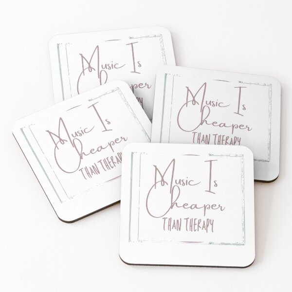 Item preview, Music is cheaper than therapy designed and sold by Steindesigns.