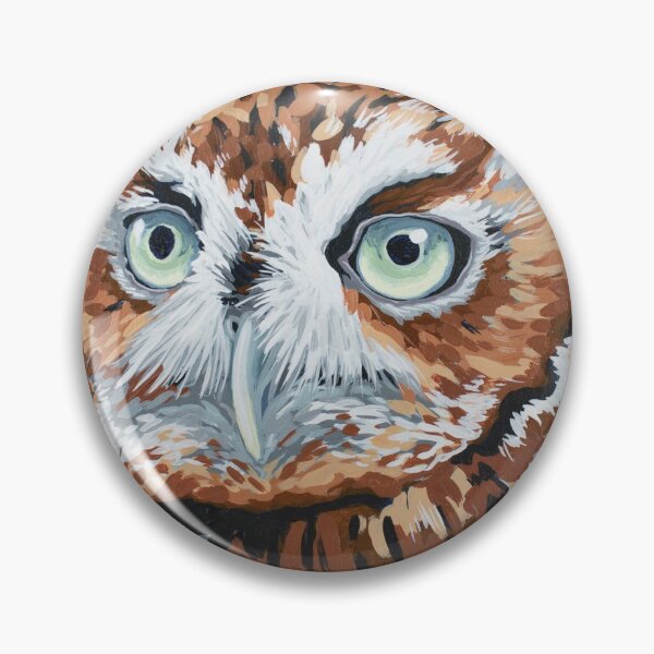 Item preview, Eastern Screech Owl Portrait (Red Morph) designed and sold by LauraWolfArtist.