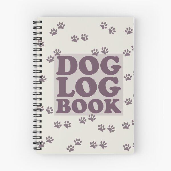 Item preview, Dog Log Book Cute Dog Paw Print Animal Pattern Pet designed and sold by Merchking1.