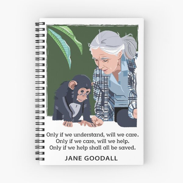 Item preview, Jane Goodall And Chimpanzee Understand Care Help designed and sold by NzzRiza.