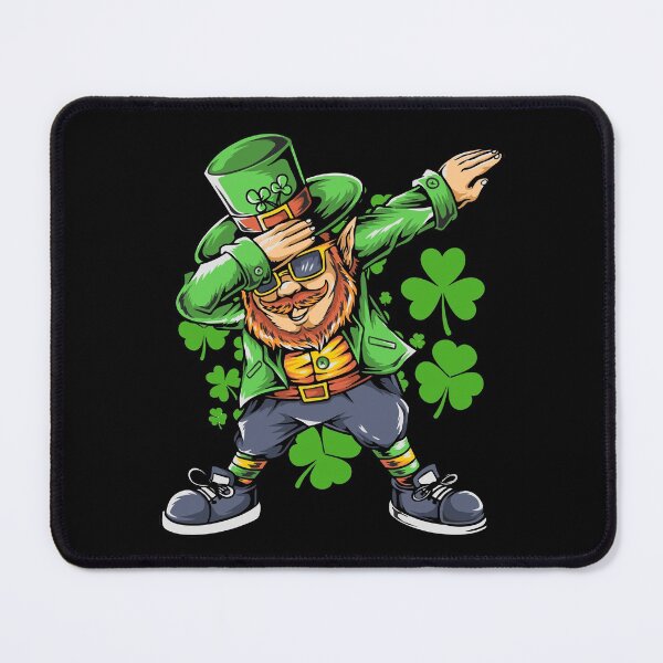 Item preview, St Patricks Day Dabbing Leprechaun Bearded In Glasses Shamrock designed and sold by lytainhan89.