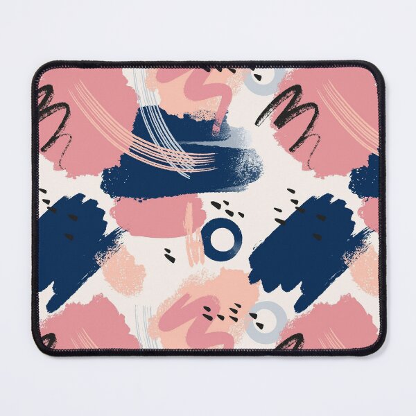 Item preview, Beautiful Pink and Gray Abstract Brushstrokes designed and sold by pugmom4.