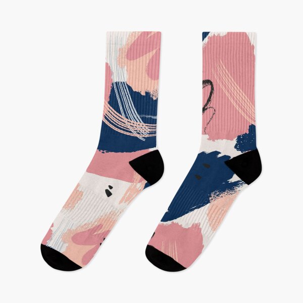Item preview, Beautiful Pink and Gray Abstract Brushstrokes designed and sold by pugmom4.