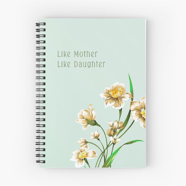 Item preview, Like Mother Like Daughter: Modern Minimal Watercolor Small White Flowers designed and sold by Merchking1.