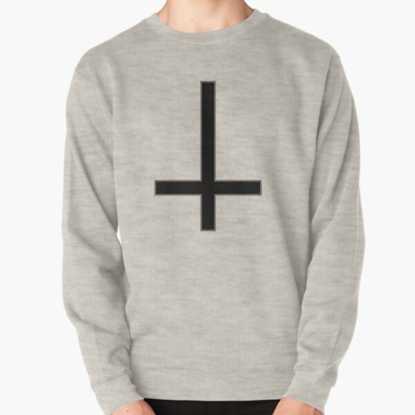 inverted cross moletom com capuz