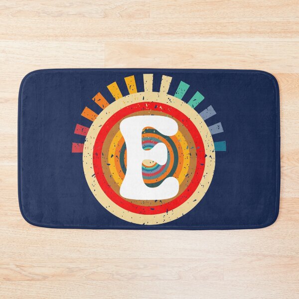 Item preview, Retro Circle Letter E Monogram designed and sold by LetterMom.