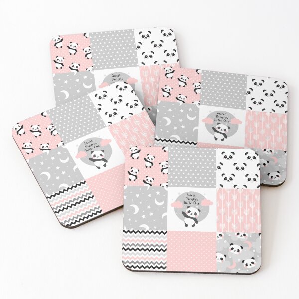Item preview, Cute Pink Grey Panda designed and sold by HarrioBend.