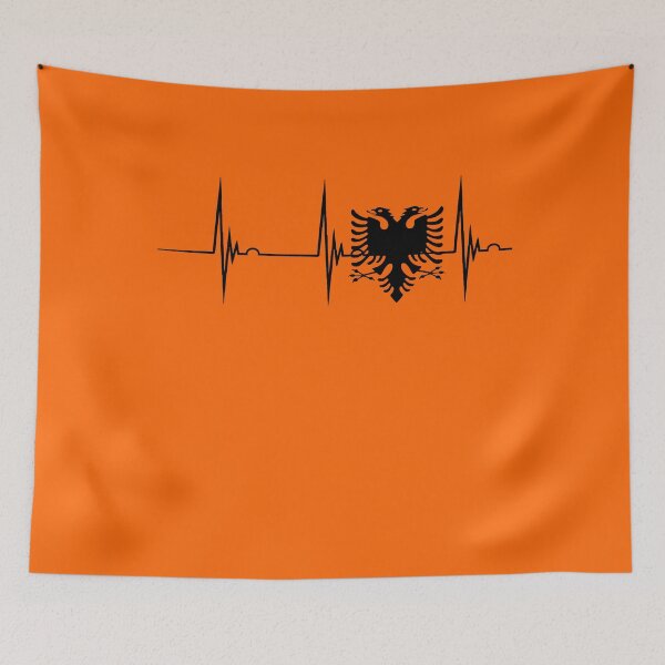 Item preview, Albania Shqiperia Heartbeat Albanian Eagle designed and sold by Shaper.