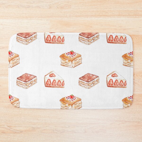 Item preview, STRAWBERRY ALMOND KOREAN CAKES PACK designed and sold by DiscoVibes.