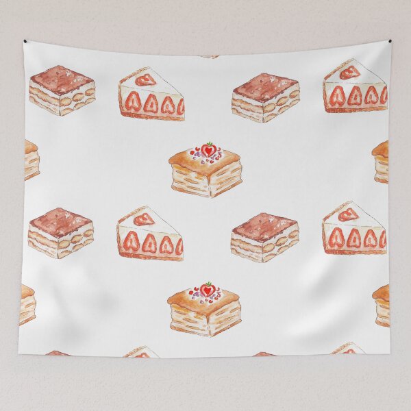 Item preview, STRAWBERRY ALMOND KOREAN CAKES PACK designed and sold by DiscoVibes.