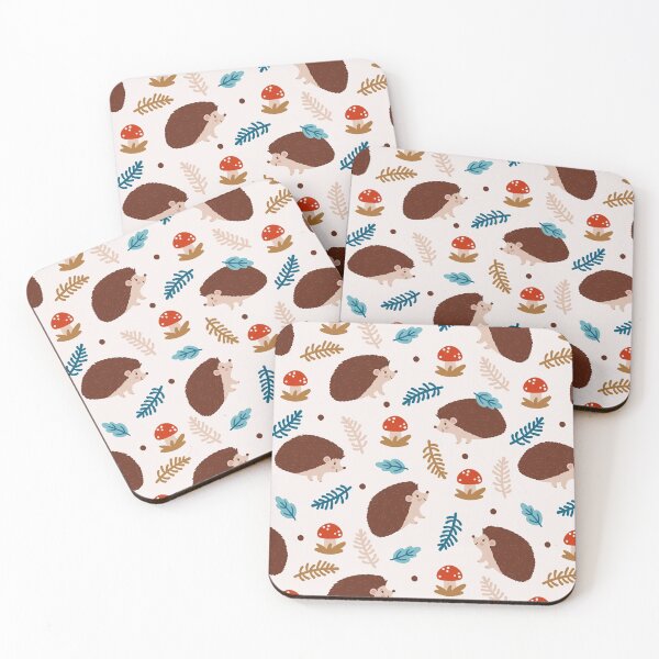 Item preview, Cute Hedgehog And Red Mushroom designed and sold by HarrioBend.